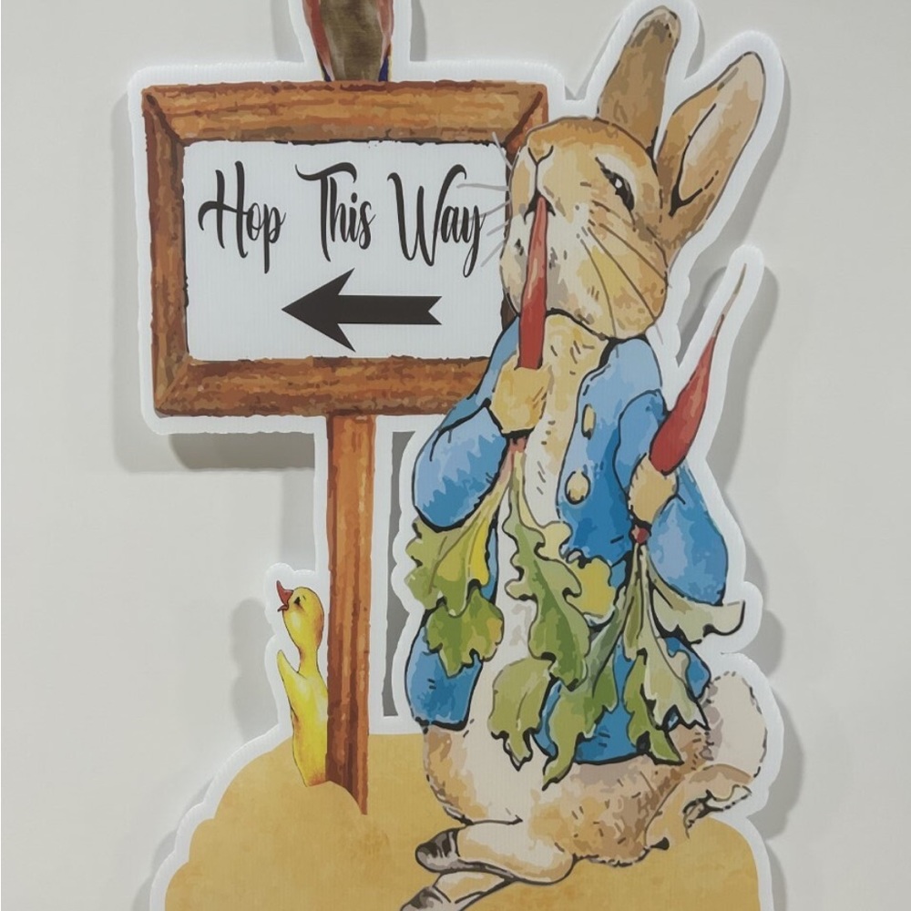 Peter Rabbit Yard Sign